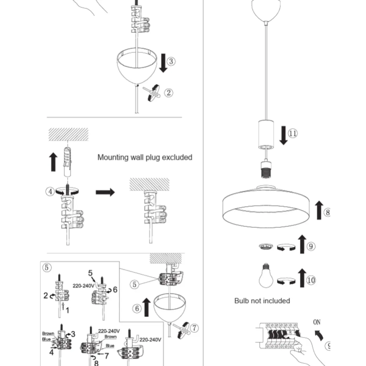 Nordlux Elvas Marble Visilica Bež